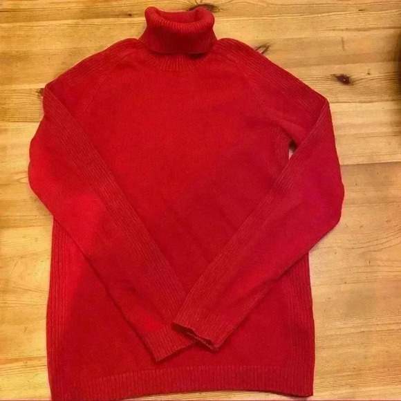 Polo jeans Company red turtleneck cotton women’s M - Picture 2 of 10
